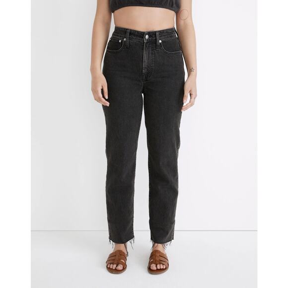 Madewell Curvy Perfect Vintage Straight Jeans Women’s 32P Lunar Wash - Picture 1 of 9